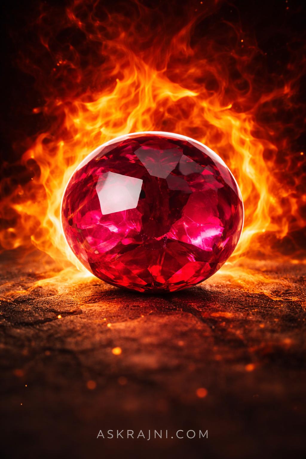 Ruby (Manik) – Sun’s Power for Confidence, Fame & Vitality